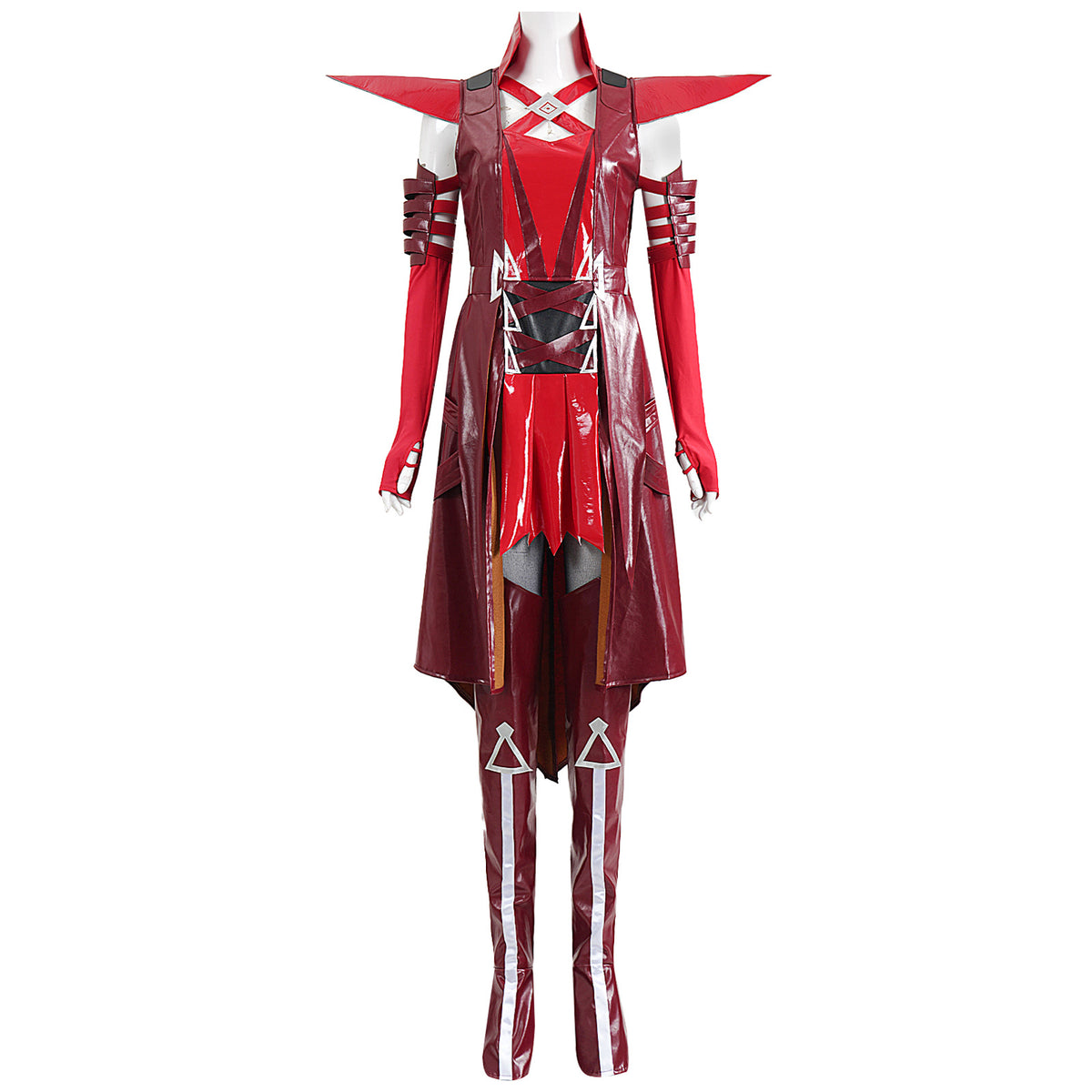 Marvel Rivals Psylocke Red Oni Hunter Cosplay Costume,Custom Made,Halloween&Comic‑Con