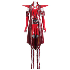 Marvel Rivals Psylocke Red Oni Hunter Cosplay Costume,Custom Made,Halloween&Comic‑Con