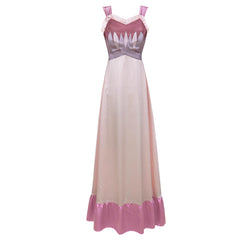 Wicked Glinda Pink White Camisole Nightgown Stage Cosplay Costume Outfit - Halloweez