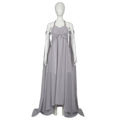 Game of Thrones Daenerys Grey Dress Cosplay Costume For Comic‑Con Halloween