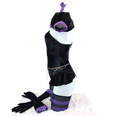 Kuromi‑Style Original Cat Ear Cosplay Costume,Custom for Halloween Comic‑Con