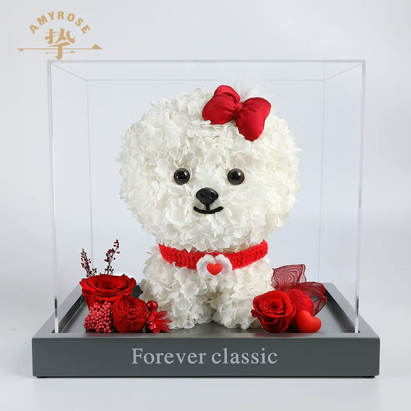 Halloweez Maltese Figurine – Ideal Present for Teachers, Birthdays, Valentine's Day, and Weddings