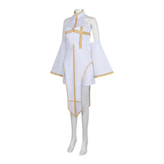 I’m a Demon Cecilia Cosplay, Custom White Long Dress for Halloween & Comic Con