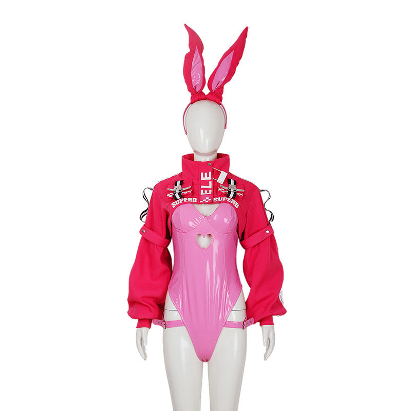 Goddess of Victory: NIKKE Alice Wonderland Bunny Tight Cosplay Costume - Halloweez