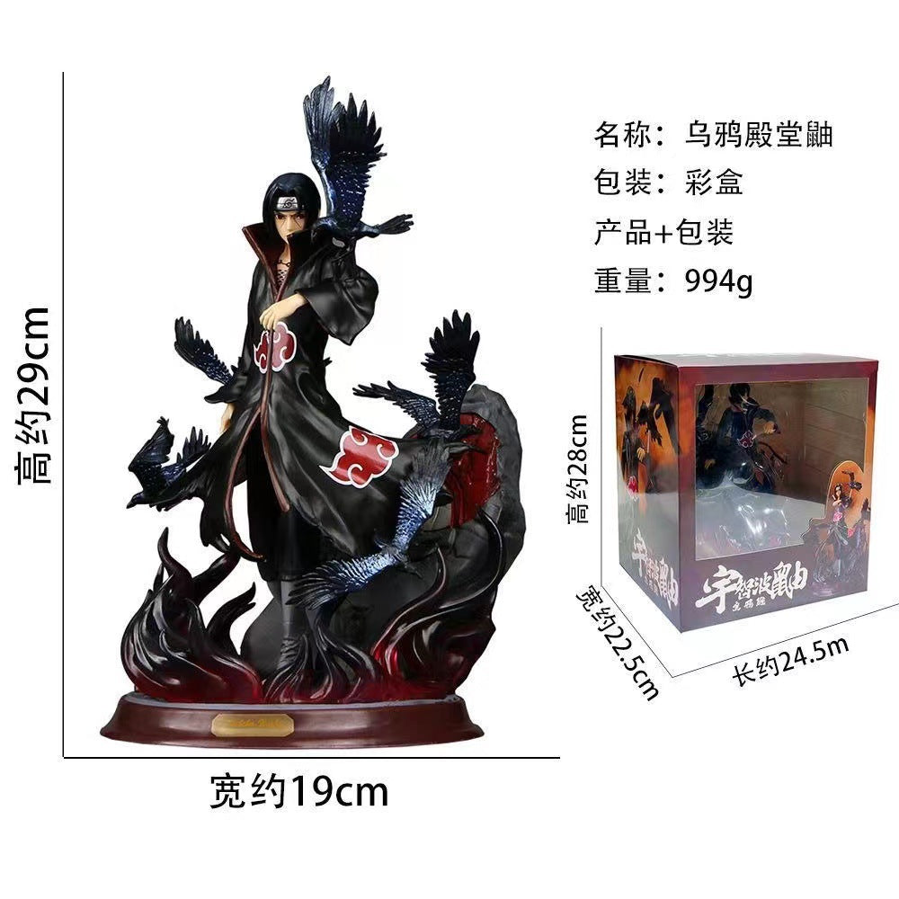 Figurine Naruto Shippuden Itachi Uchiha - Objet de collection haut de gamme, décoration d'anime, cadeau unique