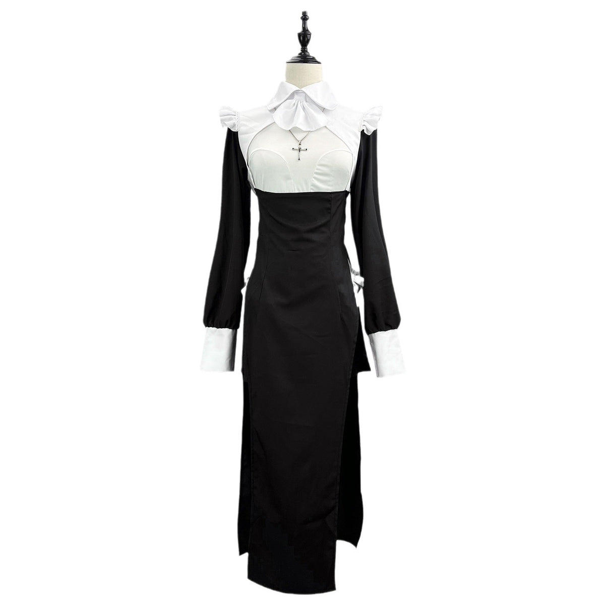 Sexy Nun Cosplay Costume, Custom Made for Halloween & Cosplay Party