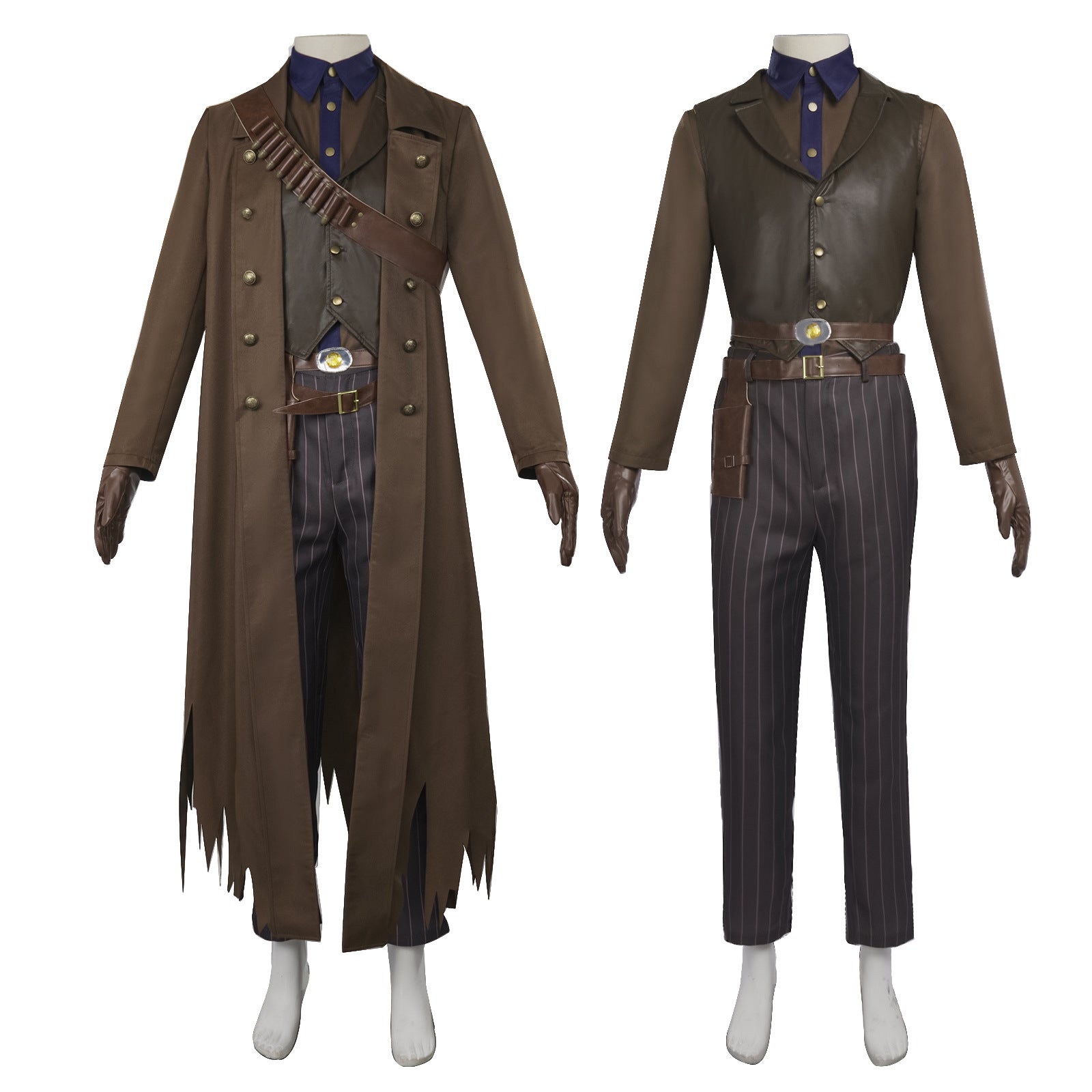 Fallout Season 1 The Ghoul Full Cosplay Costume Set for Halloween Cosplay Outfit - Halloweez