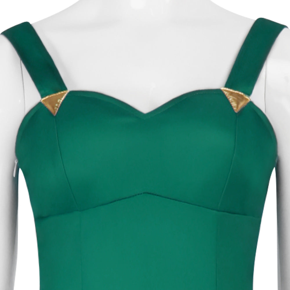 JoJo's Bizarre Adventure Stone Ocean Foo Fighters Green Overalls Cosplay Costume - Halloweez