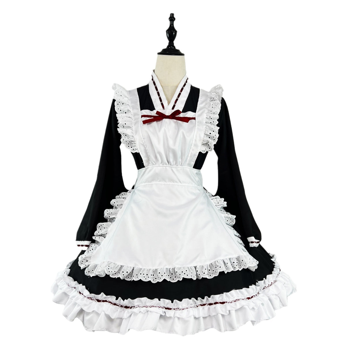 Japanese Cute Lolita Maid Cosplay Costume, Custom Plus Size Available