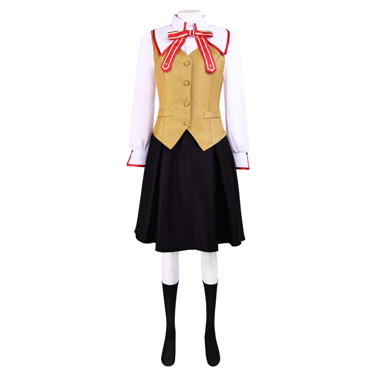 Fate/stay Night Sakura Matou Rin Tohsaka School Uniform Cosplay Costume - Halloweez