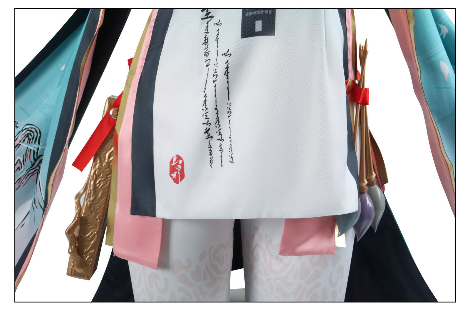 Wuthering Waves Peach Spring Female Cosplay Costume Brush Ink Slant Branch Outfit - Halloweez