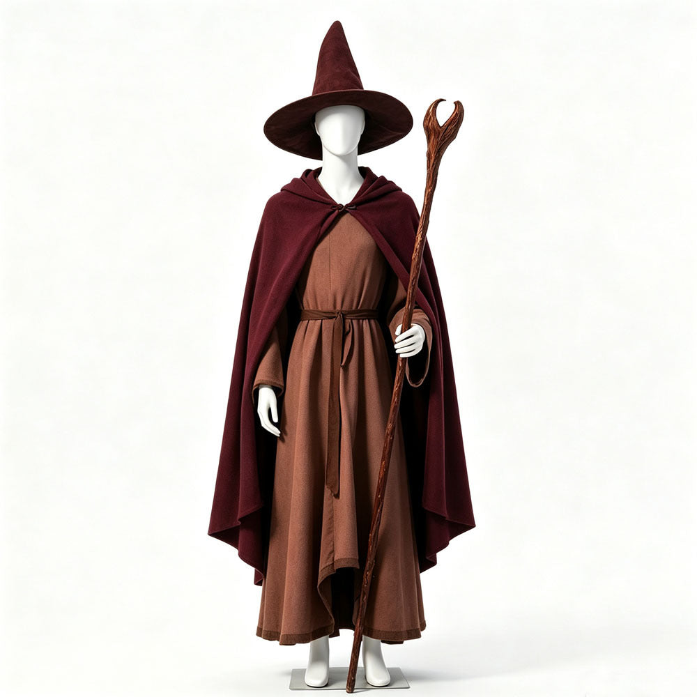 Onward Ancient Elf Wizard Cosplay Costume Halloween Magician Role‑Play Outfit