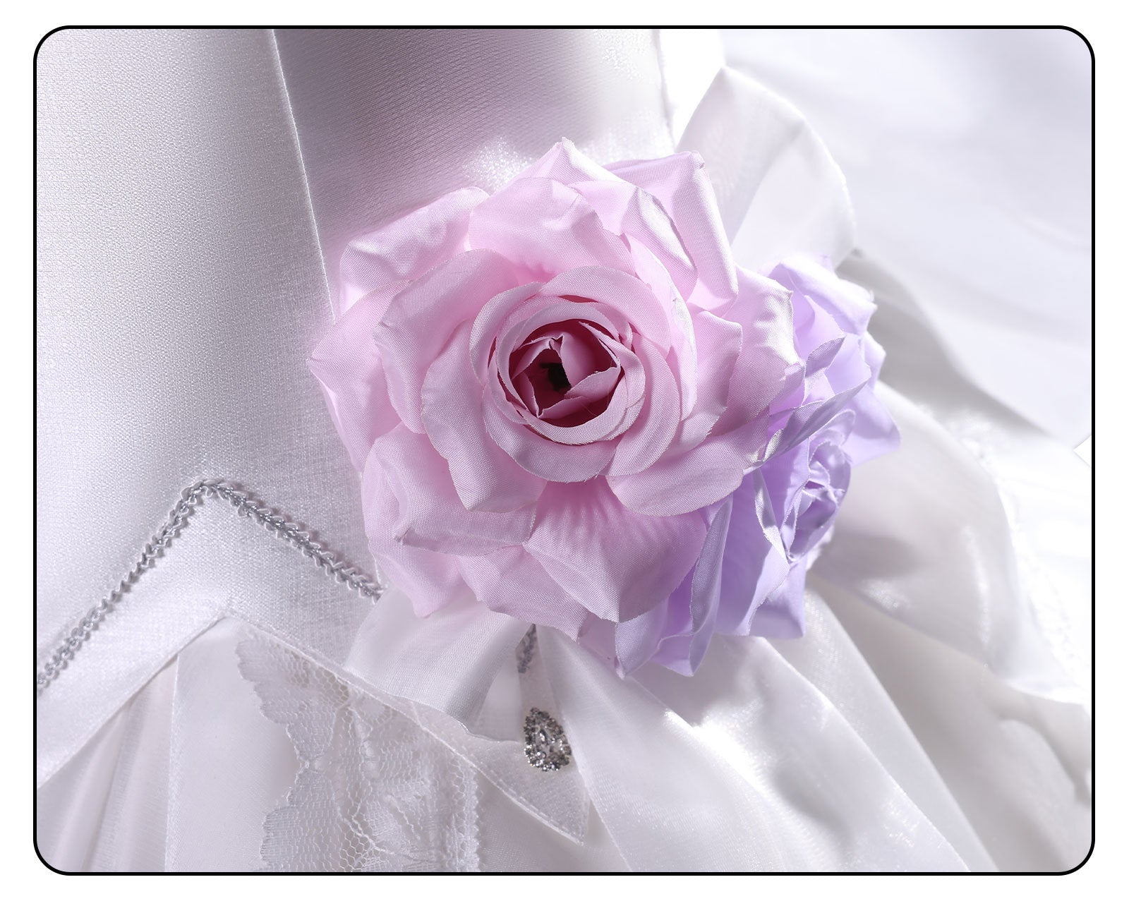 Date A Live Kurumi Tokisaki Wedding Dress Cosplay, Bride Gown Anime Cosplay Costume For Women, Romantic Wedding Style Roleplay Outfit - Halloweez
