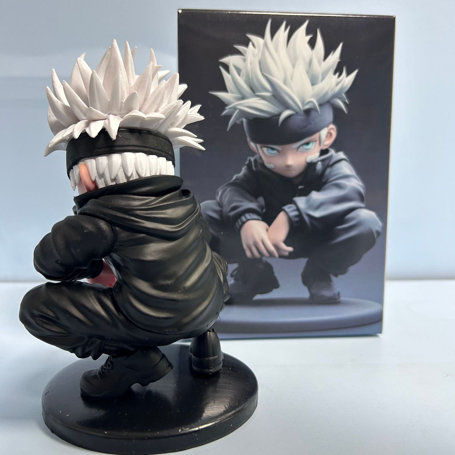 Halloweez Jujutsu Kaisen Gojo Satoru & Ryomen Sukuna Q Version PVC Figure - Anime Collectible Toy - Halloweez