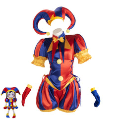 The Amazing Digital Circus Pomni Cosplay Costume for Adult ,Children