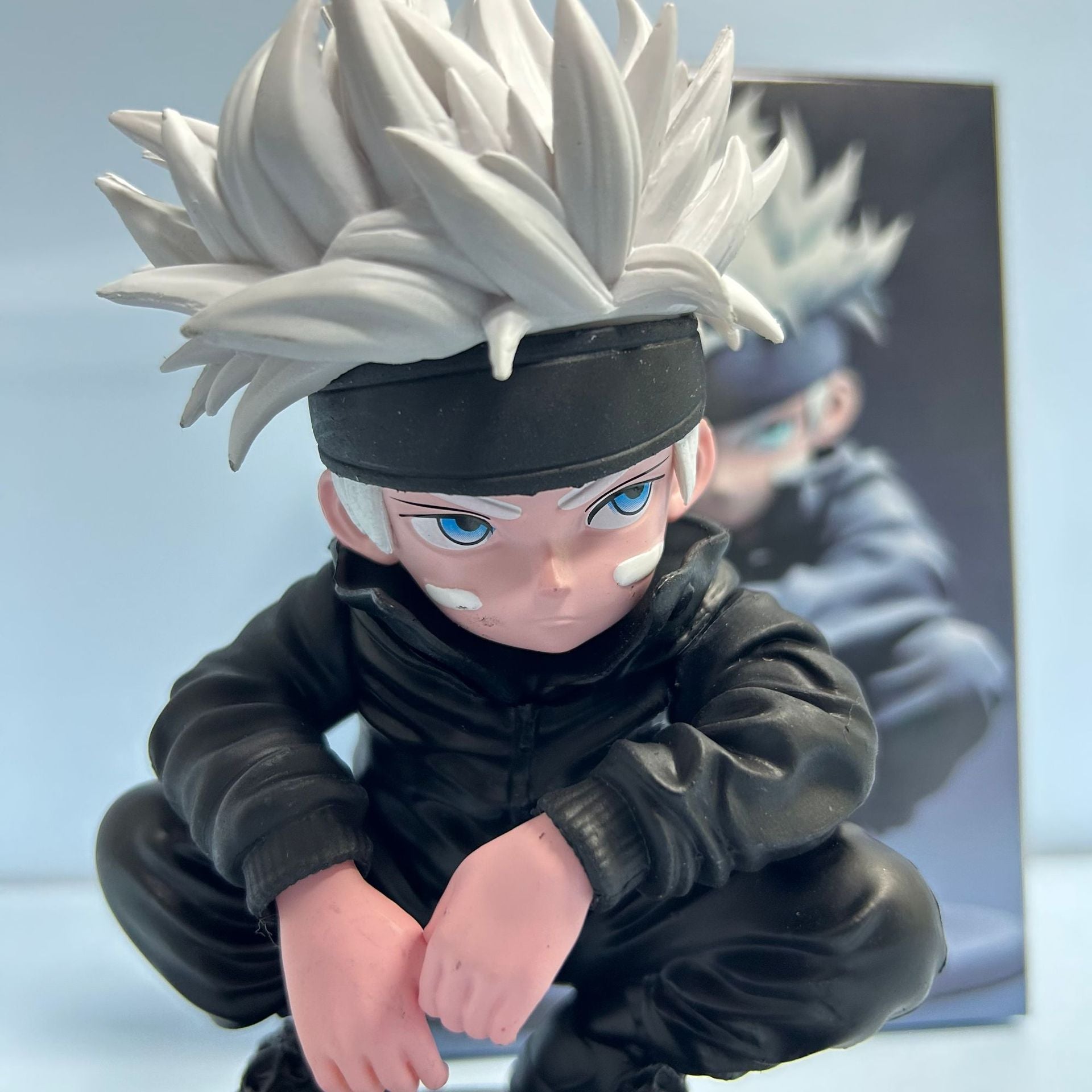 Halloweez Jujutsu Kaisen Gojo Satoru & Ryomen Sukuna Q Version PVC Figure - Anime Collectible Toy - Halloweez