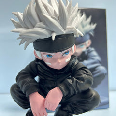 Halloweez Jujutsu Kaisen Gojo Satoru & Ryomen Sukuna Q Version PVC Figure - Anime Collectible Toy - Halloweez