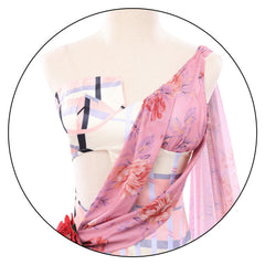 Zhao Lusi Same Style Thai Dress, Sweet & Sexy Island Vacation Long Dress, Concert Stage Performance Cosplay Outfit - Halloweez