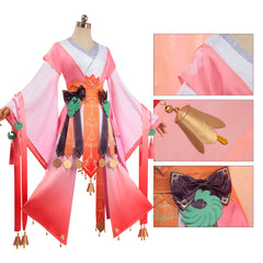 Honor of Kings Daji Oriental Moon Priestess Cosplay Costume, Custom Made