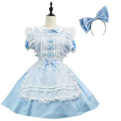 New Alice Lolita Maid Cosplay Costume, Custom Made for Halloween & Comic Con