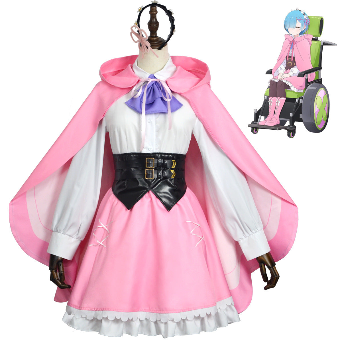 Re:Zero - Starting Life in Another World Rem Cosplay Costume