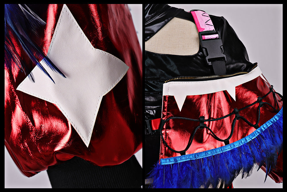 Delta Action Mai Xiaowen Red Skin x Vyshyvanka Collaborative Cosplay Costume - Halloweez