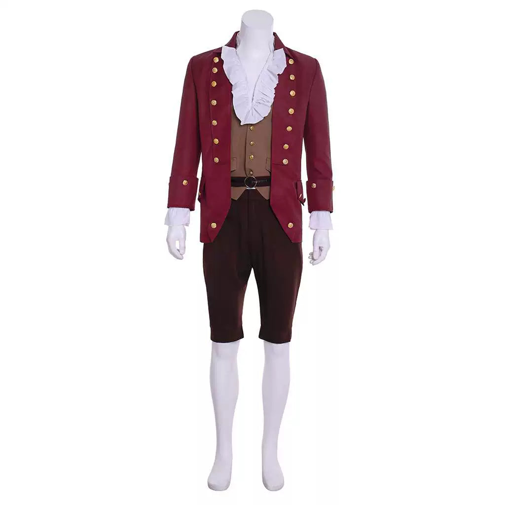 Beauty and the Beast Gaston Cosplay Costume, Custom Outfit for Halloween & Stage Show