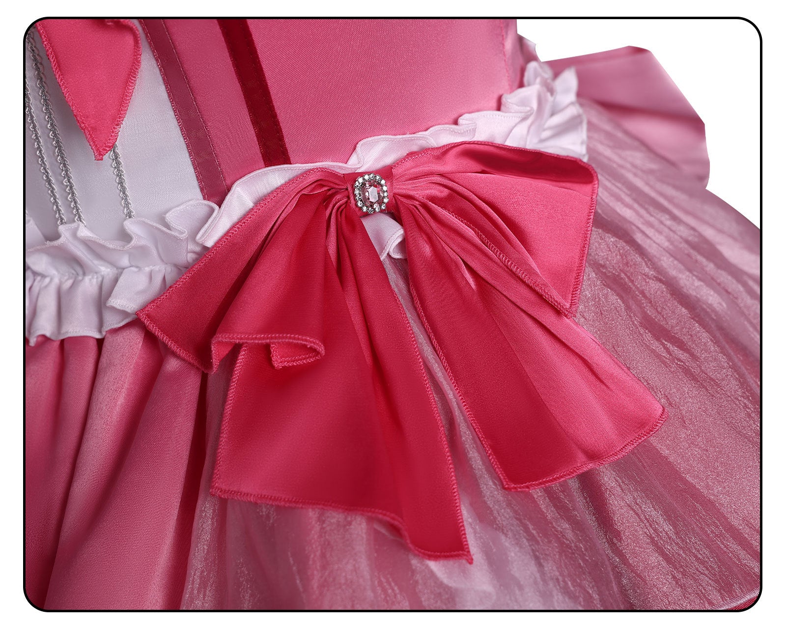 Puella Magi Madoka Magica Sakura Kyoko Magia Outfit, Sweet Cake Dress Anime Cosplay Costume, Ready to Wear Magical Girl Cosplay Dress - Halloweez