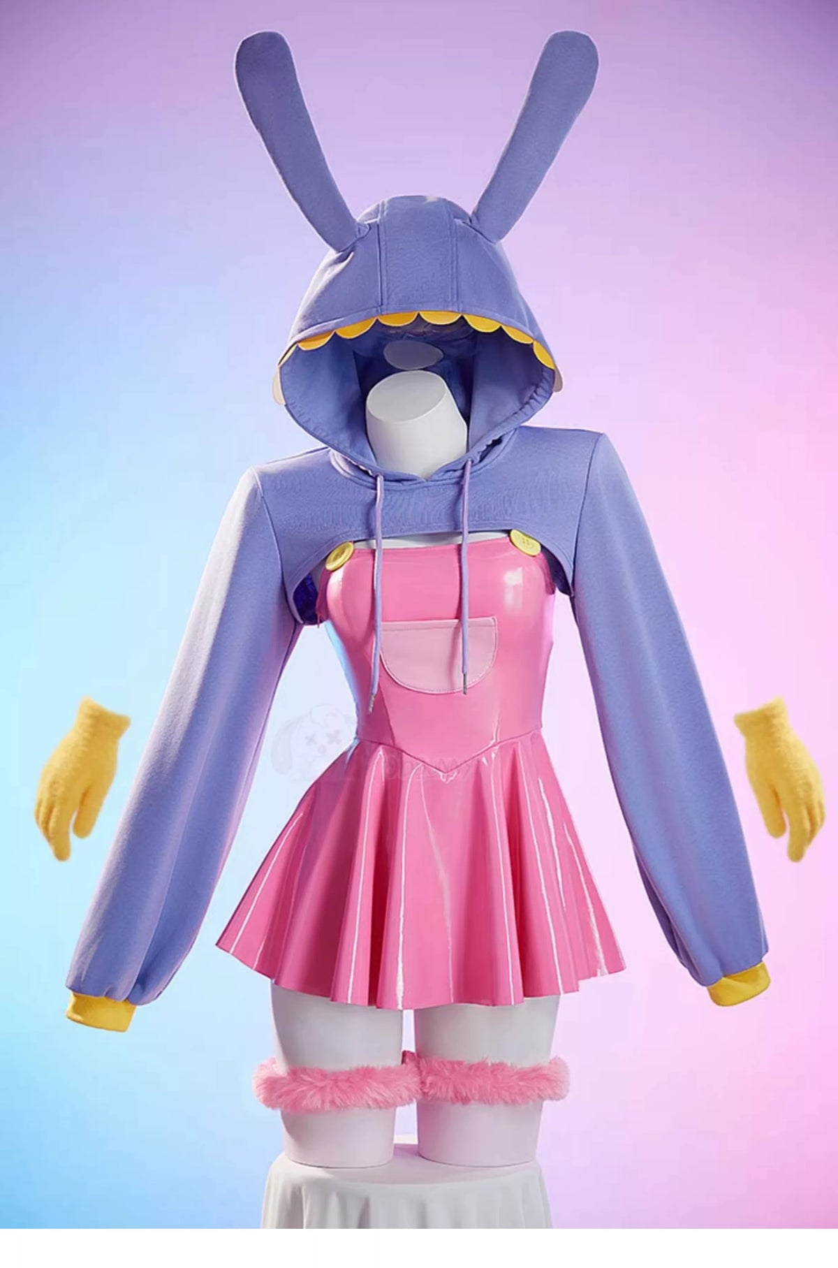 The Amazing Digital Circus Jax Fan‑Art Cosplay Costume Custom‑Made for Halloween Comic‑Con
