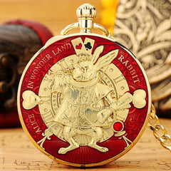 Alice in Wonderland Mr.Rabbit Musical Pocket Watch Custom Prop for Cosplay & Halloween