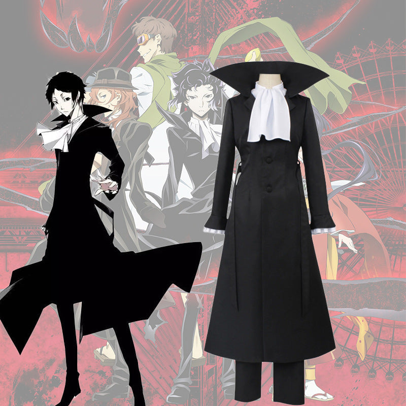 Bungo Stray Dogs Ryunosuke Akutagawa Rashomon Cosplay Costume Anime Outfit for Halloween - Halloweez
