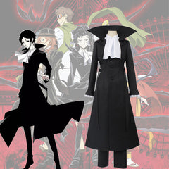 Bungo Stray Dogs Ryunosuke Akutagawa Rashomon Cosplay Costume Anime Outfit for Halloween - Halloweez