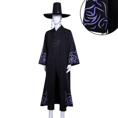In Stock K-Pop Demon Hunters Jinu Saja Boys Cosplay Costume, Custom Outfit for Halloween & Comic Con