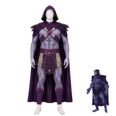 Masters of the Universe Skeletor Cosplay Costume Custom For Halloween Comic Con