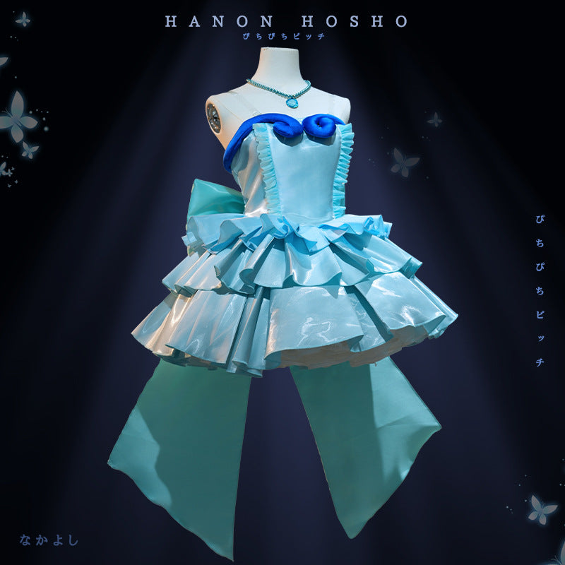 Hanon Hosho Cosplay Costume Mermaid Melody Pichi Pichi Pitch Full Set - Halloweez