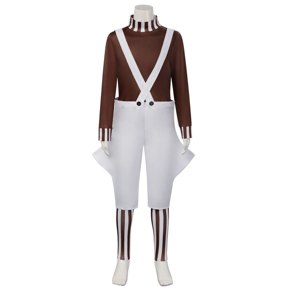 Oompa Loompa Cosplay Costume for Halloween Party & Comic‑Con Event