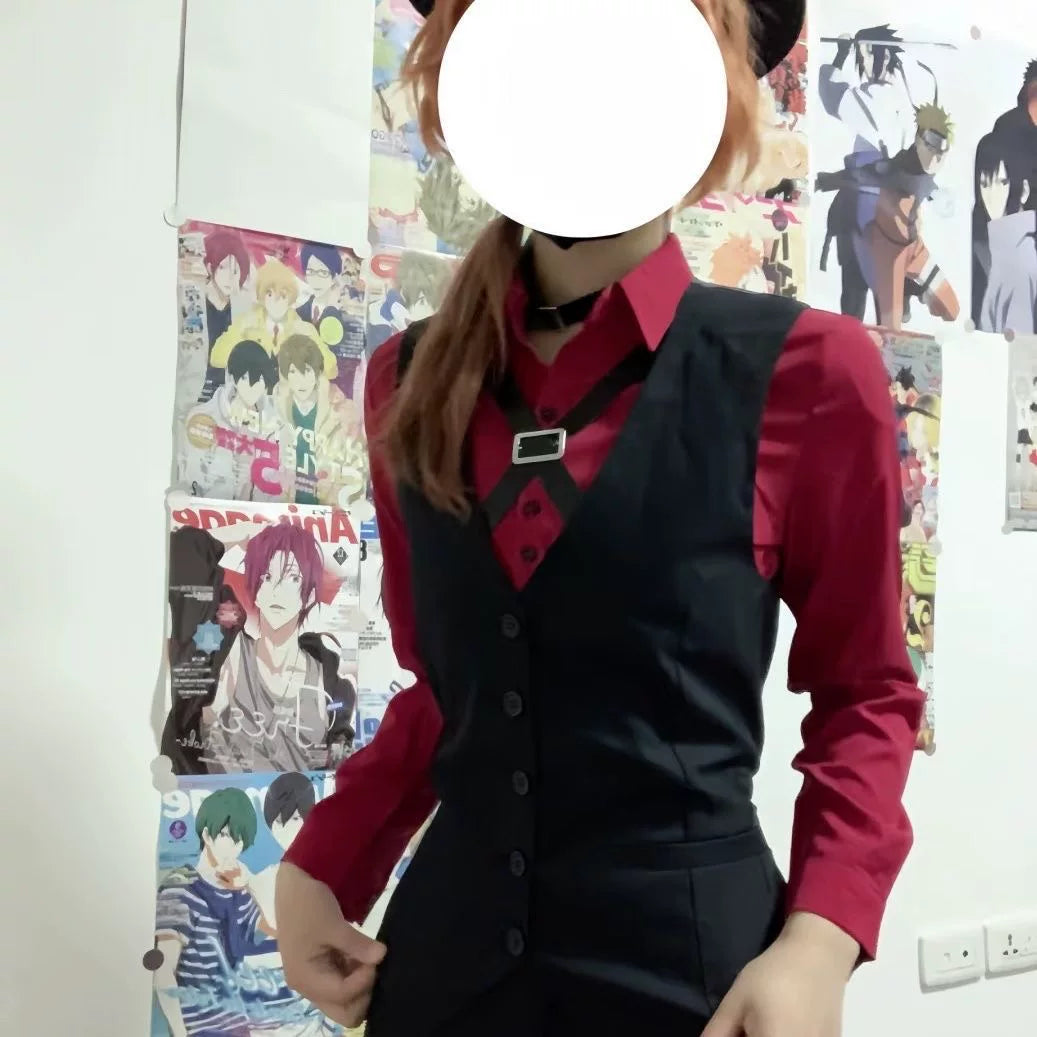Bungo Stray Dogs BEAST Nakahara Chuuya IF Line Cosplay Costume Slim Waist Full Set Daily Outfit - Halloweez
