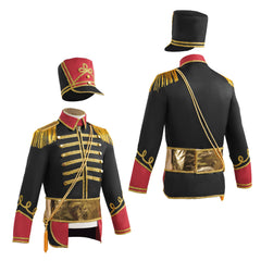 European Royal General Cosplay Costume, Custom‑Made for Halloween & Stage Show