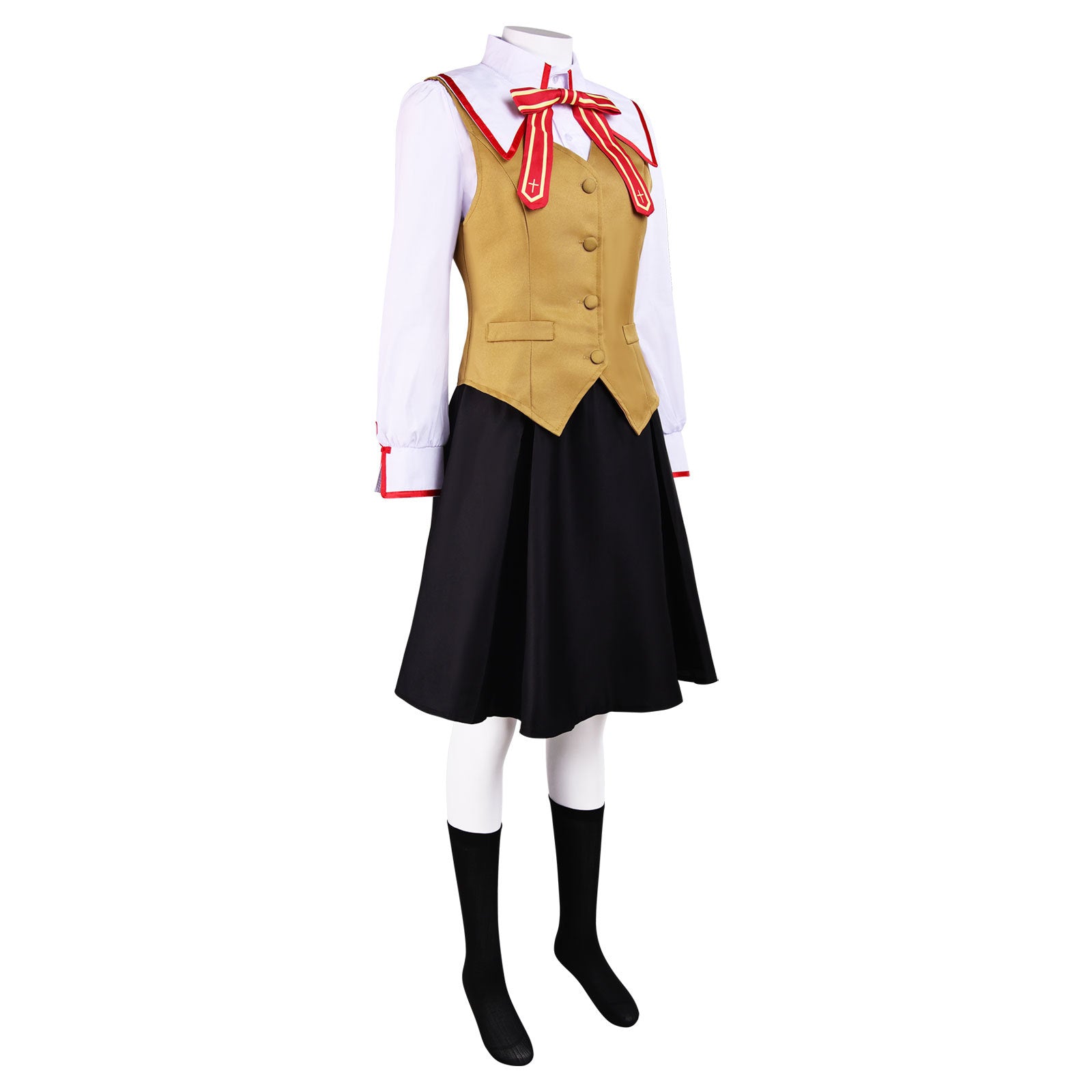 Fate/stay Night Sakura Matou Rin Tohsaka School Uniform Cosplay Costume - Halloweez