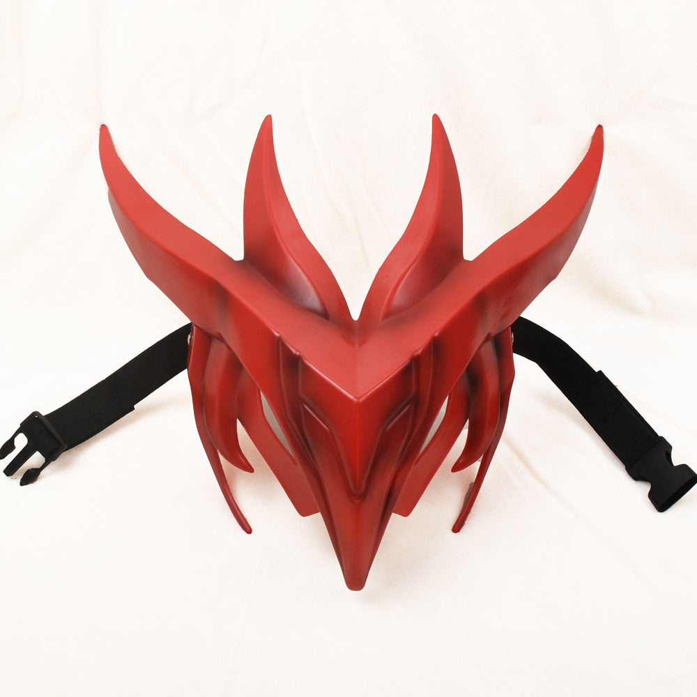 LOL Yone Plastic Mask Cos Prop For Halloween & Game Convention