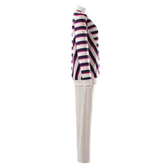 Stranger Things Cosplay Striped Sweatshirt Set,Custom‑Made,Halloween Stage
