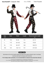 Halloween Dark Circus Joker Jumpsuit Costume Custom For Carnival Masquerade Party