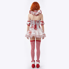 Terrifier Clown Cosplay Costume Custom For Halloween Horror Party