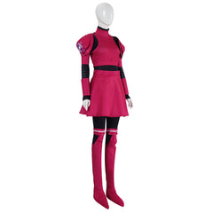 M3GAN 2.0 Cosplay Costume Mecha Combat Dress Custom‑Made for Halloween & Kids Cosplay