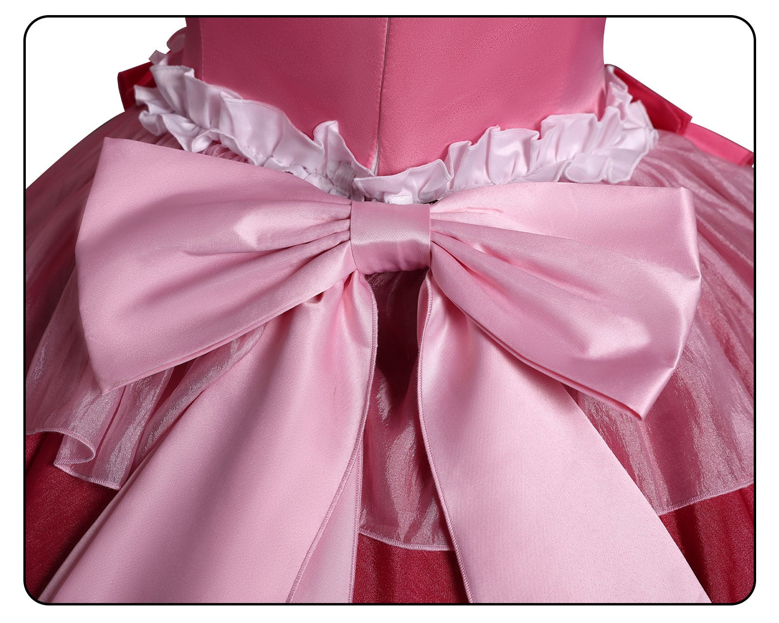 Puella Magi Madoka Magica Sakura Kyoko Magia Outfit, Sweet Cake Dress Anime Cosplay Costume, Ready to Wear Magical Girl Cosplay Dress - Halloweez