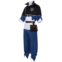 Black Clover Asta Cosplay Costume, Full Cloak Set Anime Halloween Outfit Custom