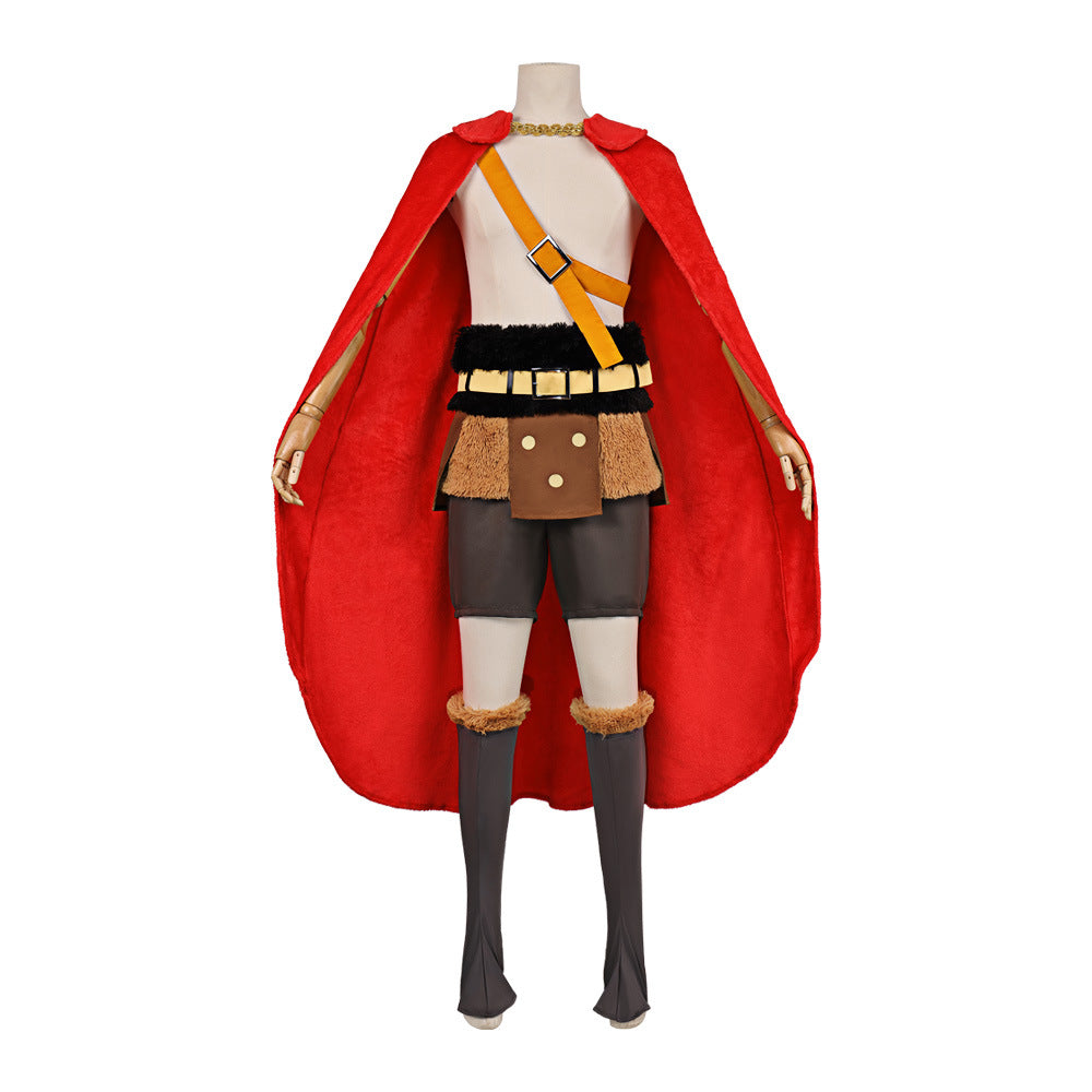 One Piece Luffy Elbaf Cosplay Costume Custom Outfit for Comic Con Halloween
