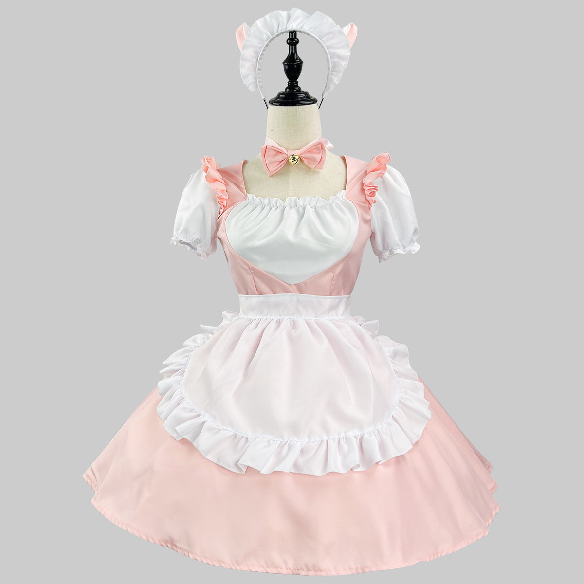 Black Cat Bell Maid Cosplay Costume, Custom Made for Halloween & Comic Con