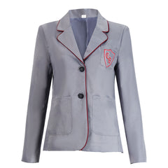 Matilda The Musical Cosplay Costume Custom Grey School Uniform Blazer for Halloween