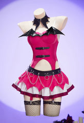 Monster High Draculaura Fan‑Art Cosplay Costume Custom‑Made for Halloween Comic‑Con